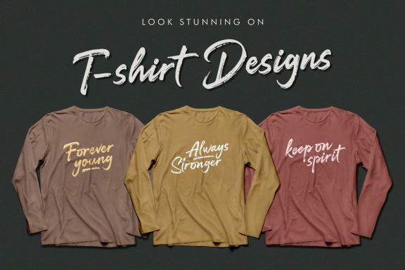 Darkline Brush Font