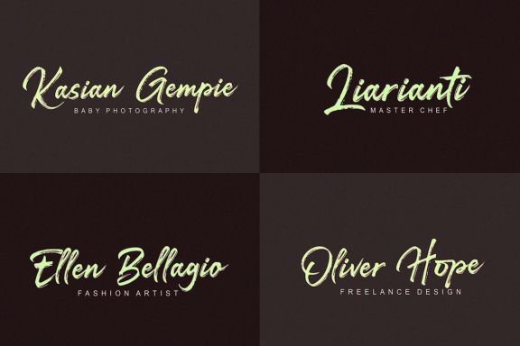 Darkline Brush Font