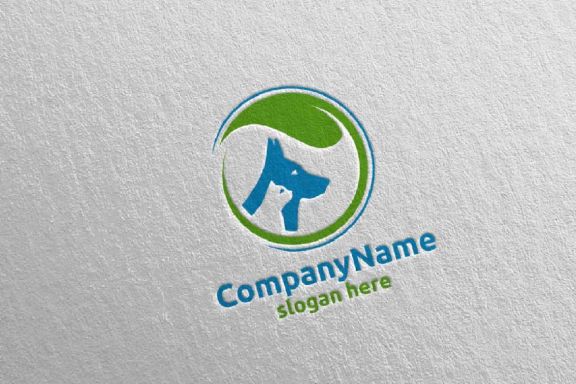 Dog and Cat Logo for Pet Shop or Veterinary 5