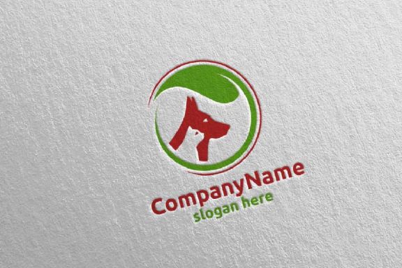 Dog and Cat Logo for Pet Shop or Veterinary 5