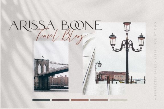 Rodetta Rossie Font Duo + Logos