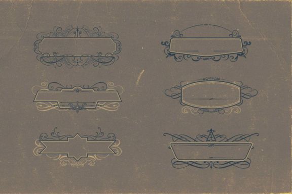 18 Ornamental Banners