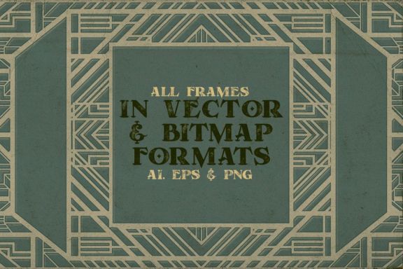 10 Artdeco Frames