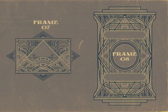 10 Artdeco Frames