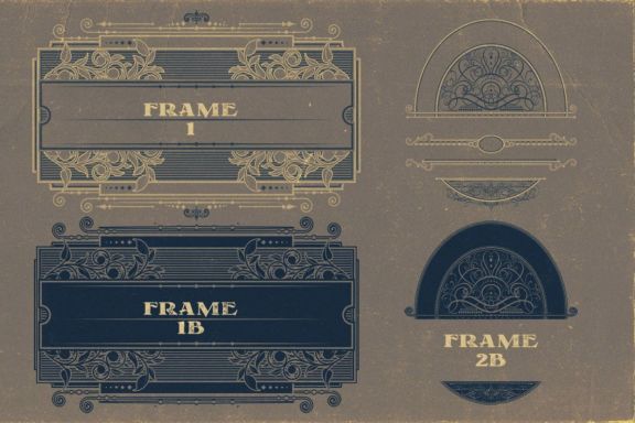 10 Ornamental Labels