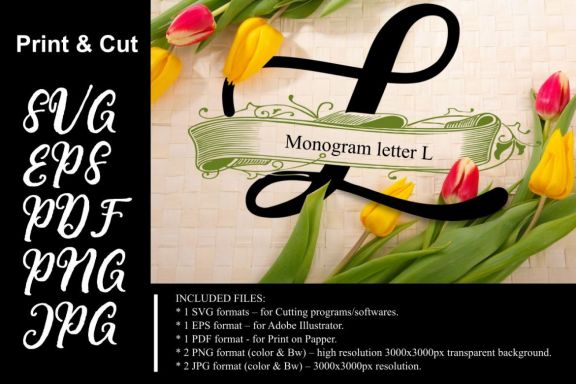 Monogram Letter L
