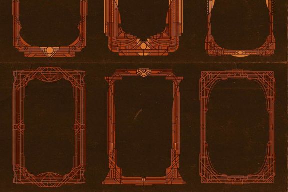 30 ArtDeco Frames