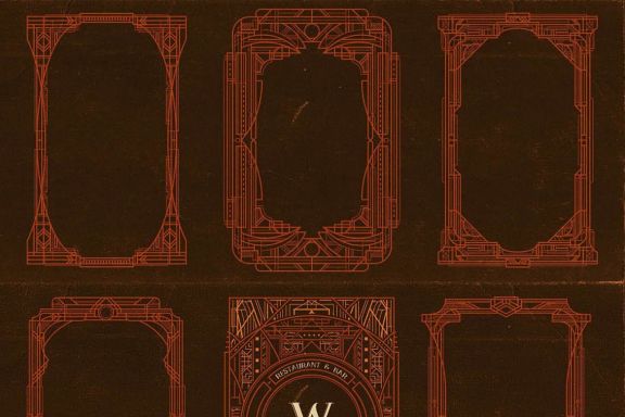 30 ArtDeco Frames