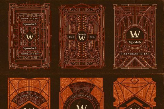 30 ArtDeco Frames