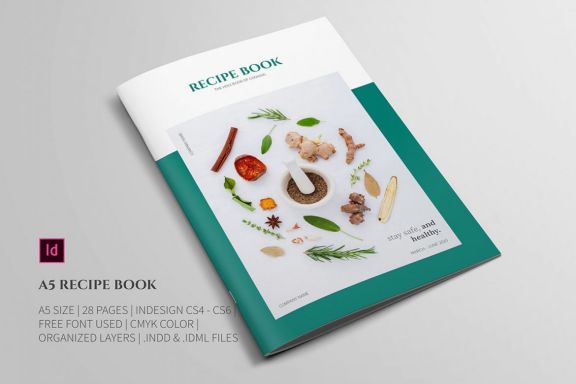 A5 Recipe Book