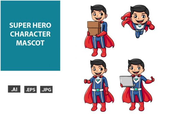 Super Hero Vector Character Vol. 1