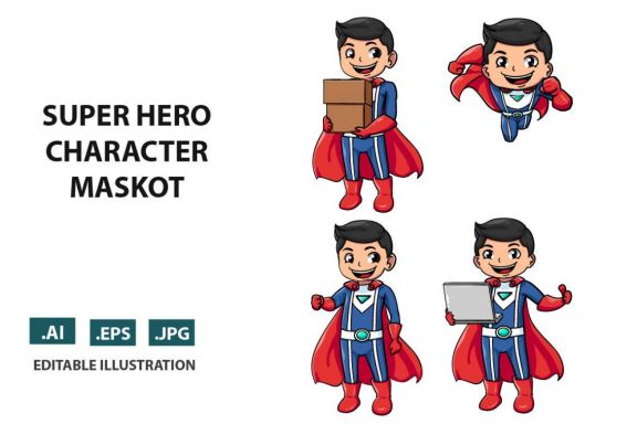 Super Hero Vector Character Vol. 1