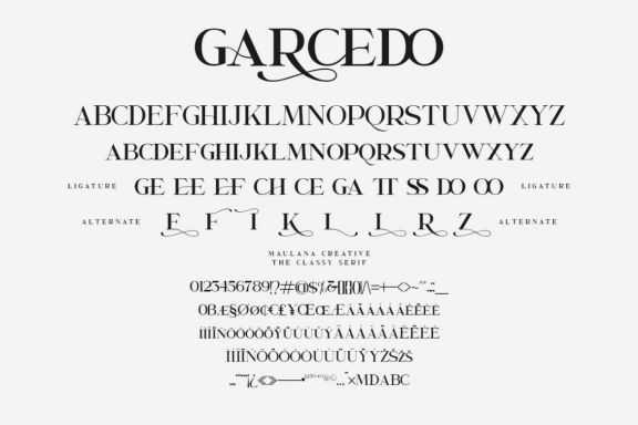 Garcedo Display Serif Font