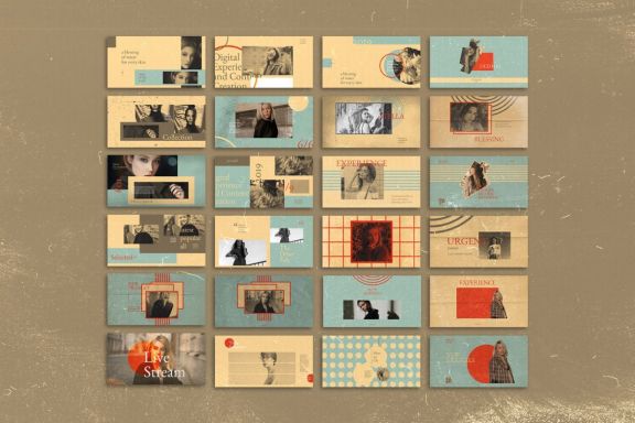 Vintage Facebook Ads Banners