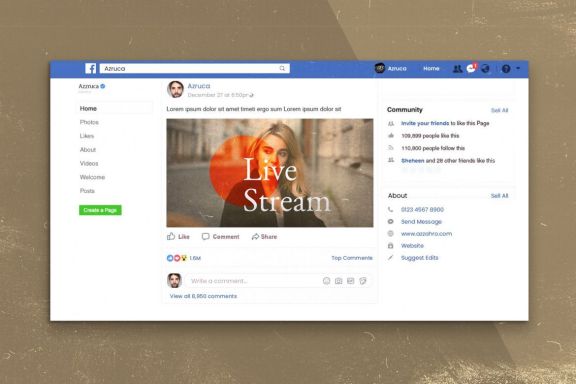 Vintage Facebook Ads Banners