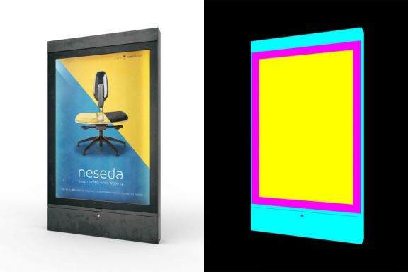 Free Light Board Mockup 2