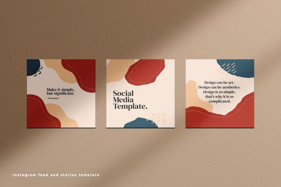 Nuha - Instagram feed and stories template