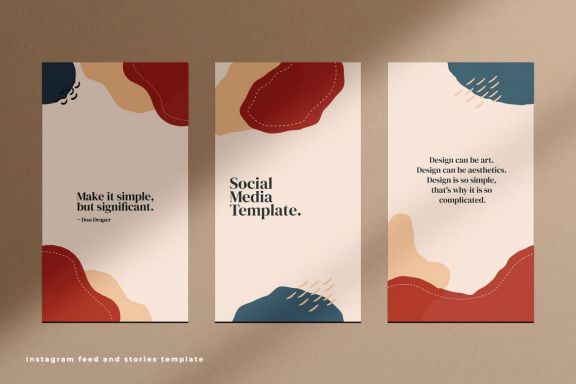 Nuha - Instagram feed and stories template