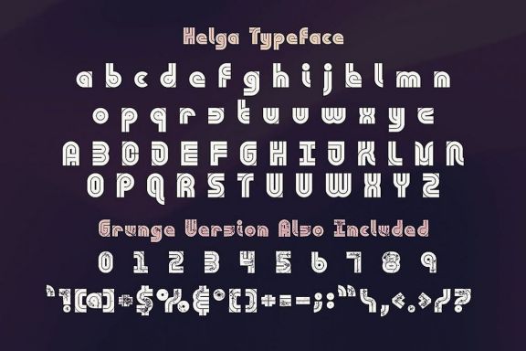 Helga - Display Font