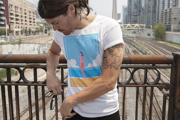 Summer & Spring Poster T-shirt Set