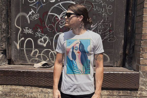 Summer & Spring Poster T-shirt Set