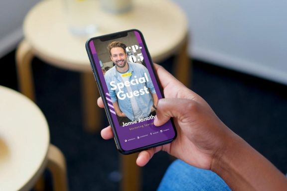 Podcast Instagram Stories & Post powerpoint template 2