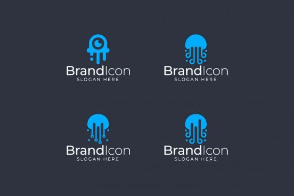 Jellyfish Logo Design Bundle