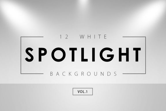 12 White Spotlight Backgrounds 1