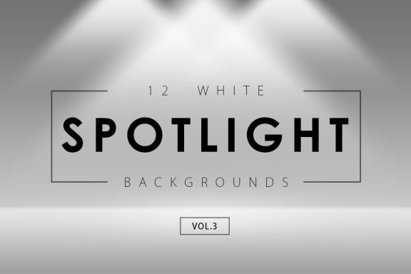 12 White Spotlight Backgrounds 3