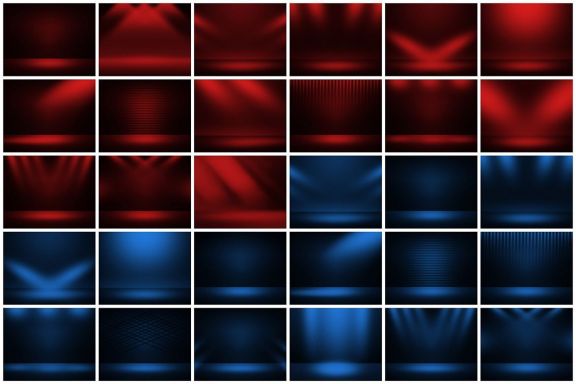 Neon Spotlight Backgrounds