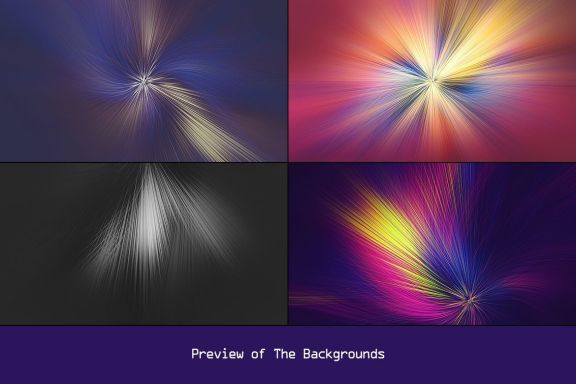 Twisted Thin Lines Colorful Background