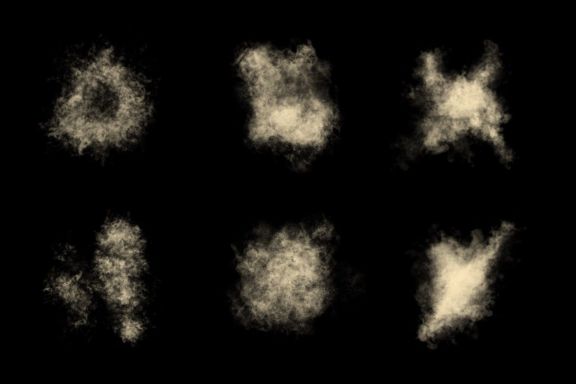 Ash Dust Photoshop Stamp Brushes