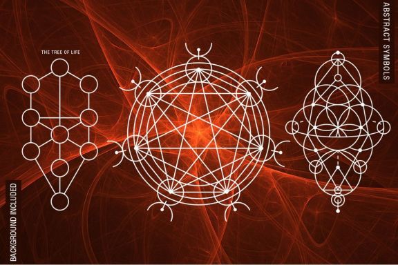 100 Sacred Geometry Symbols