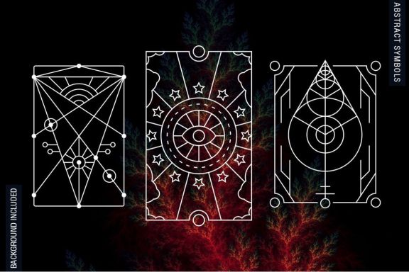 100 Sacred Geometry Symbols