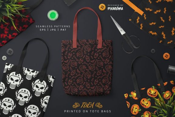 100 Seamless Patterns Vol.3 - Halloween