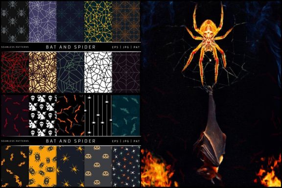100 Seamless Patterns Vol.3 - Halloween