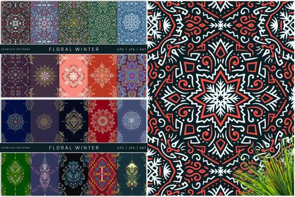 100 Seamless Patterns Vol.4 Xmas