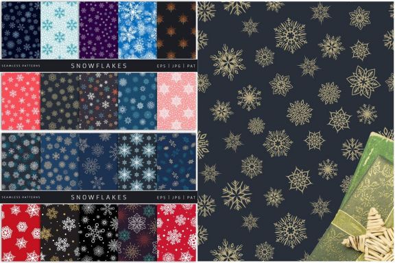 100 Seamless Patterns Vol.4 Xmas