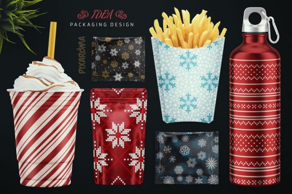 100 Seamless Patterns Vol.4 Xmas