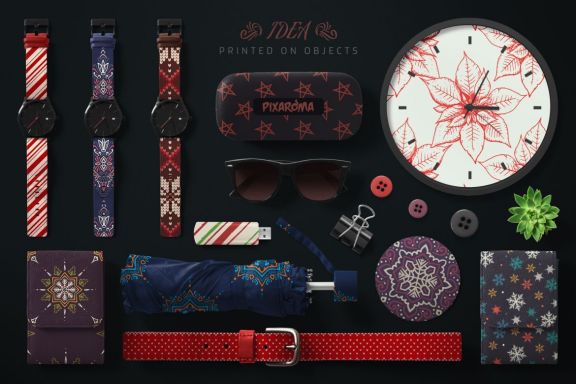 100 Seamless Patterns Vol.4 Xmas