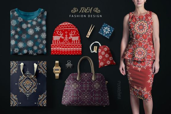 100 Seamless Patterns Vol.4 Xmas