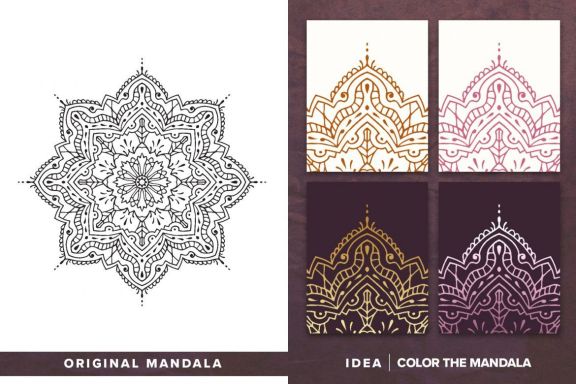 300 Vector Mandala Ornaments