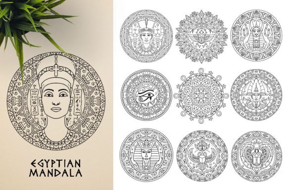 300 Vector Mandala Ornaments