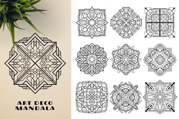 300 Vector Mandala Ornaments