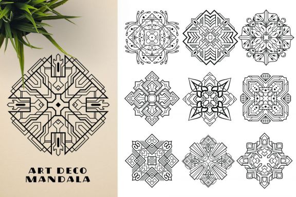 300 Vector Mandala Ornaments