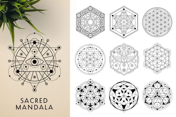 300 Vector Mandala Ornaments