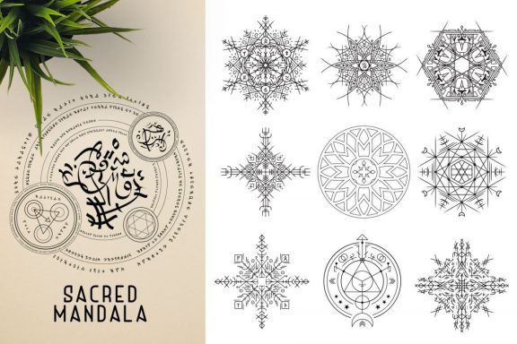 300 Vector Mandala Ornaments