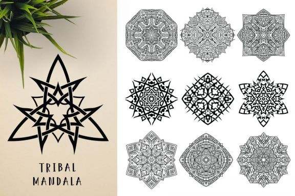 300 Vector Mandala Ornaments