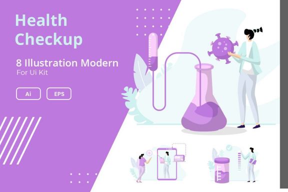 Illustration Health Checkup