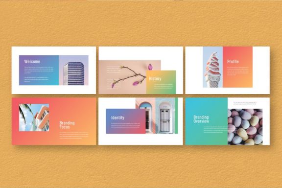 Gradient Pastel Powerpoint Template